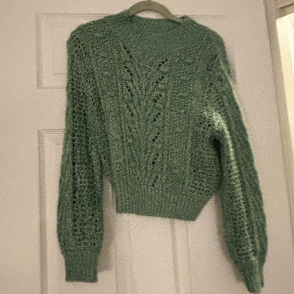 Open-Knit Cable Sweater - Women